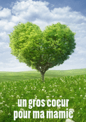 Un arbre en coeur pour ma mamie chérie